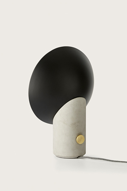 Bauhaus table lamp in concrete Lola. Aromas. 