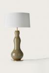 Melly leaf green glass table lamp. Aromas. 