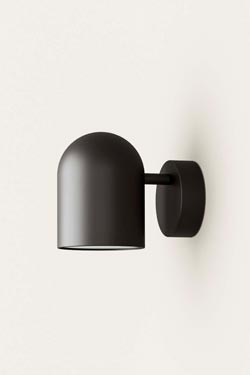 Black wall lamp Pipe. Aromas. 