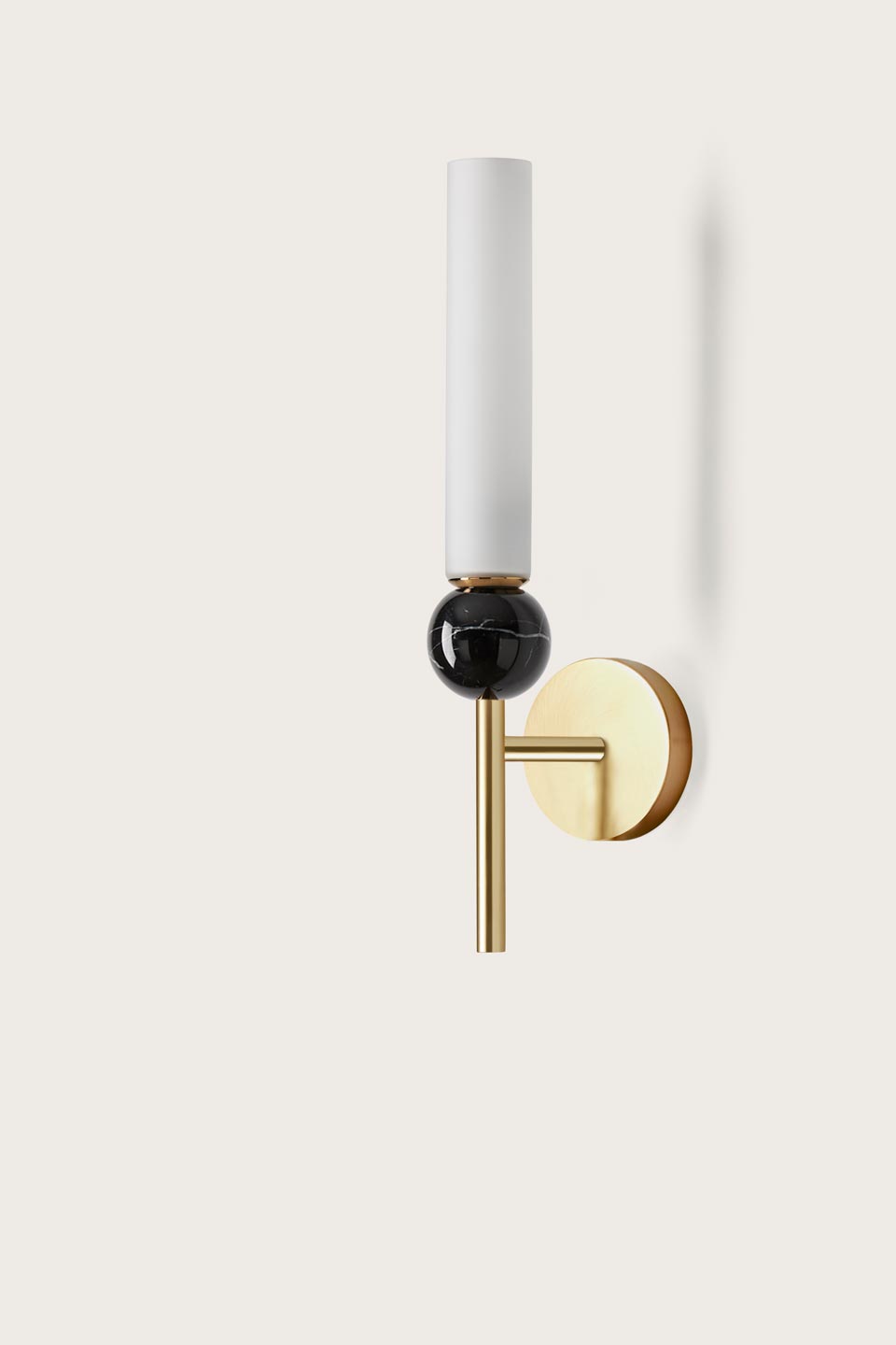 Delie contemporary chandelier with black marble ball . Aromas. 