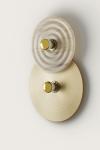 Gold and alabaster 2-light wall lamp Abby. Aromas. 