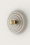 Wave alabaster wavy disc wall light. Aromas. 