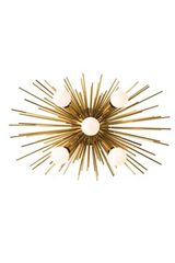 Applique ou plafonnier en laiton antique Zanadoo. Arteriors. Applique ou plafonnier en laiton antique Zanadoo. Arteriors.