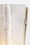 Applique verre texturé et laiton antique Karina. Arteriors. 