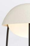 Lampe de table en céramique craquelée et acier noir Glaze. Arteriors. 