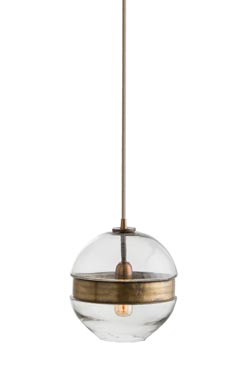 Petite suspension boule Garrison round. Arteriors. 