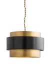 Suspension en bronze et laiton vieilli Nolan. Arteriors. 