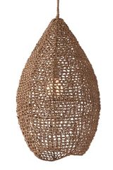 Suspension naturel en macramé forme en goutte d Suspension naturel en macramé forme en goutte d