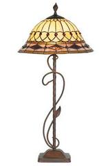 Belle époque lampe style Tiffany avec cabochons grand modèle. Artistar. Belle époque lampe style Tiffany avec cabochons grand modèle. Artistar.