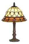 Belle époque lampe style Tiffany avec cabochons petit modèle . Artistar. 