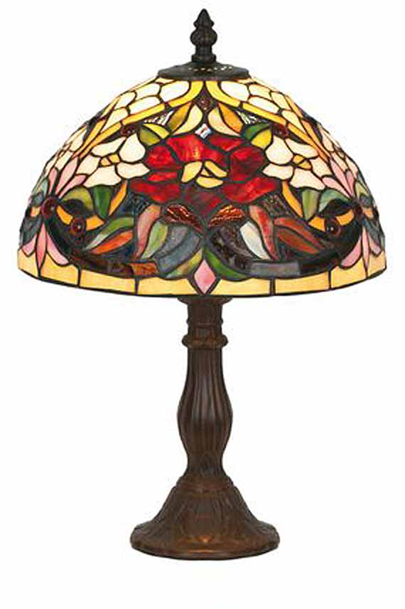 Coquelicot Lampe style Tiffany 38cm. Artistar. 