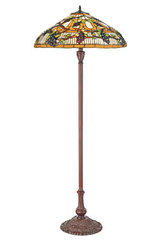 Grand lampadaire Tiffany Vignes d Grand lampadaire Tiffany Vignes d