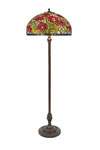 Lampadaire Tiffany coquelicot. Artistar. 