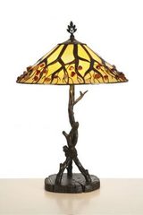 Lampe de table avec motifs de branches et tronc d Lampe de table avec motifs de branches et tronc d
