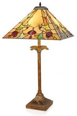 Lampe de table belle Epoque motif abstrait. Artistar. Lampe de table belle Epoque motif abstrait. Artistar.