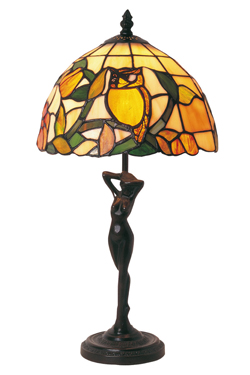 Lampe de table Tiffany Hibou. Artistar. 