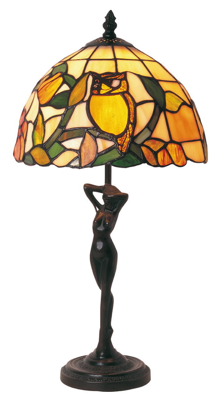 Lampe de table Tiffany Hibou. Artistar. 