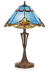 Lampe de table Tiffany trois troncs. Artistar. Lampe de table Tiffany trois troncs. Artistar.