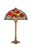 Lampe Tiffany petit coquelicots. Artistar. 