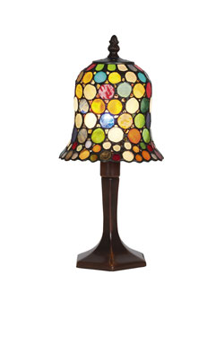 Mini lampe clochette Tiffany. Artistar. 