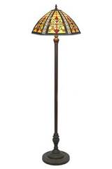 Rétro 1920 lampadaire style Tiffany jaune et noire . Artistar. Rétro 1920 lampadaire style Tiffany jaune et noire . Artistar.