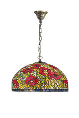 Suspension Tiffany Coquelicots. Artistar. Suspension Tiffany Coquelicots. Artistar.