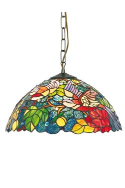 Suspension Tiffany mosaïque d