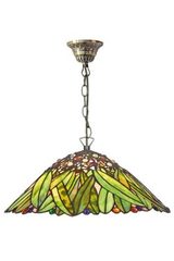 Suspension végétale Tiffany style art nouveau. Artistar. Suspension végétale Tiffany style art nouveau. Artistar.