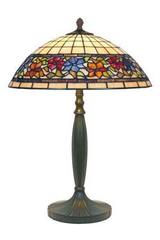 Violette lampe style Tiffany à fleurs moyen modèle. Artistar. Violette lampe style Tiffany à fleurs moyen modèle. Artistar.