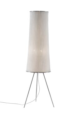 Ura white floor lamp geometric shape. Arturo Alvarez. 