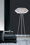 V Lampadaire graphique blanc. Arturo Alvarez. 