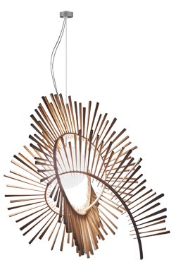 Aimei suspension hippocampe en bois de frêne. Arturo Alvarez. 