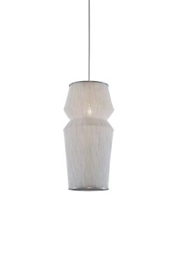 Ura 2 long geometric pendant lamp. Arturo Alvarez. 