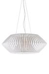 V geometric pendant light 80cm white. Arturo Alvarez. 