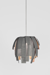 Gray pendant in painted fabric Simetech Luisa. Arturo Alvarez. 