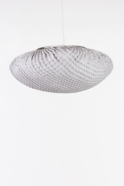 Large round and white pendant Tati. Arturo Alvarez. 