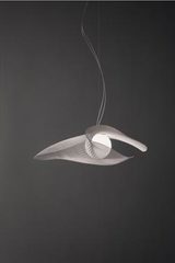 Mytilus white pendant lamp with integrated LED module. Arturo Alvarez. 