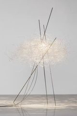 Pili white table lamp like a cloud. Arturo Alvarez. 