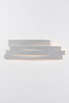 Li long wall lamp in gray pressed cellulose. Arturo Alvarez. 