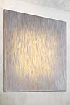 Square wall lamp in gray pleated fabric. Arturo Alvarez. 