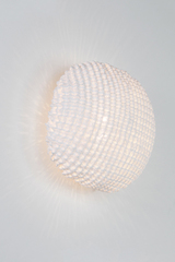 Tati embossed round wall lamp 30cm. Arturo Alvarez. 