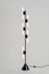 Design black floor lamp 5 tubes. Atelier Areti. 