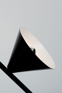 Lampadaire Design métal noir 6 lumières. Atelier Areti. 