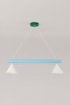 Elements 2-light tricolour graphic pendant lamp. Atelier Areti. 