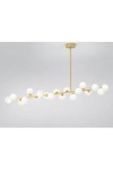 Suspension rampe 19 lumières dorée Mimosa . Atelier Areti. Suspension rampe 19 lumières dorée Mimosa . Atelier Areti.