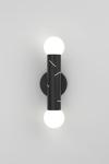 Birch 438 black metal double wall light. Atelier Areti. 