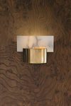 Filao wall lamp in gilded bronze and alabaster. Ateliers&Torsades. 
