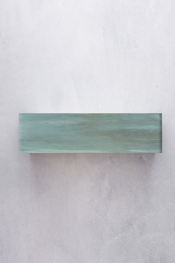 Applique rectangulaire finition cuivre oxydé Linear. AXIS71. 