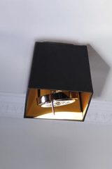 Memory square black and gold ceiling lamp. AXIS71. 