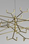 Grand siècle grand lustre chandelier or 24 carat . AXIS71. 
